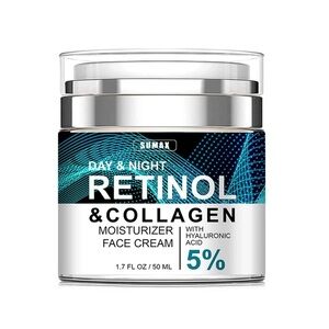 Retinol & Collagen Face Cream - White and Silver